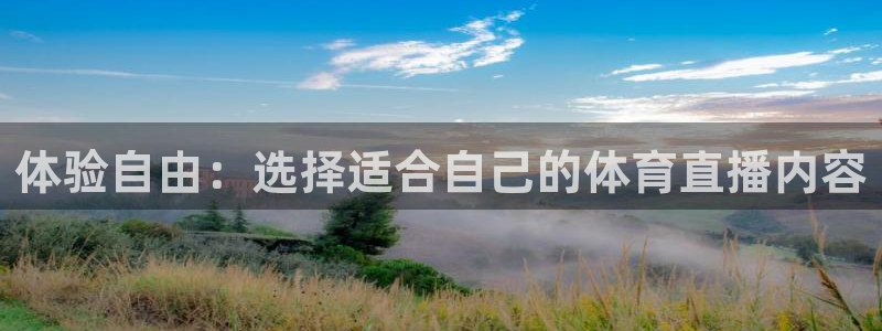 绿茵足球免费直播：体验自由：选择适合自己的体育直播内容