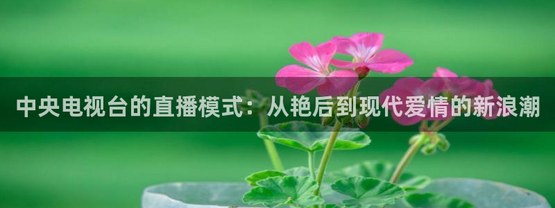 绿茵直播体育免费观看：中央电视台的直播模式：从艳后到现代爱情的新浪潮